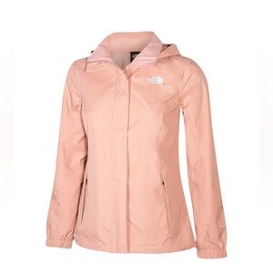 The North Face Women’s Resolve 2 Rain Jacket Size M Pink Hooded